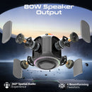 Promate Strike-80 Dynamic RGB Bluetooth v5.3 True Wireless 80W Speaker