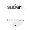 Pulsar Superglide Glass Skates for X3 Series Type-S Right Handed (White) (PX3SGW)