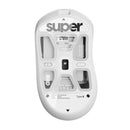 Pulsar Superglide Glass Skates for X3 Series Type-S Right Handed (White) (PX3SGW)