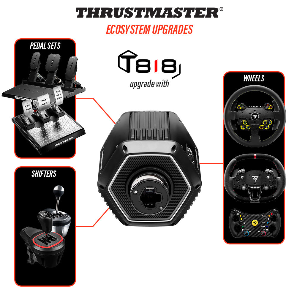 Thrustmaster T818 Black Edition Direct Drive Racing Wheel Base (2960974)