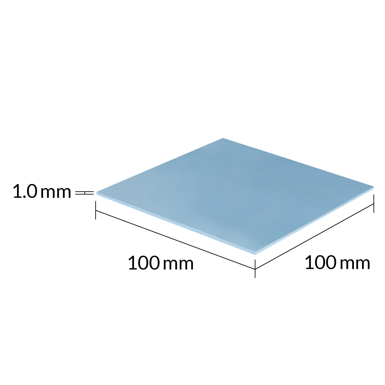 Arctic TP-3 1mm Thick 100x100mm 1 pc. Premium Performance Thermal Pad
