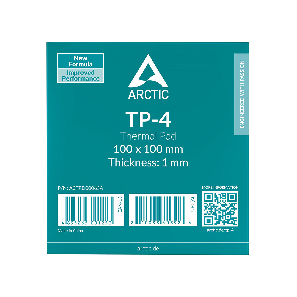 Arctic TP-4 (100x100mm | 1.0mm) Premium Performance Thermal Pad (ACTPD00063A)
