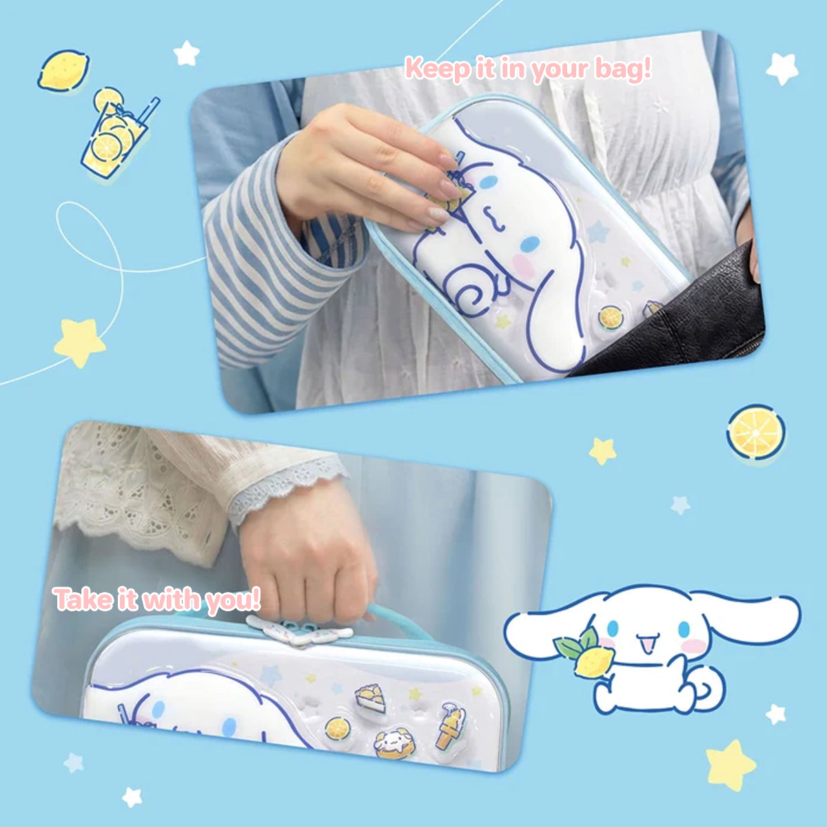 Hori 3D Hybrid Hard Pouch for Nintendo Switch 2 (Cinnamoroll) (NSX-236A)
