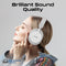 Promate Takt High Fidelity Over-Ear Stereo Wireless Headphones (Black, White)