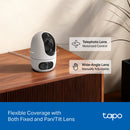 TP-Link Tapo C245D Indoor Dual Lense Pan/Tilt Security Camera