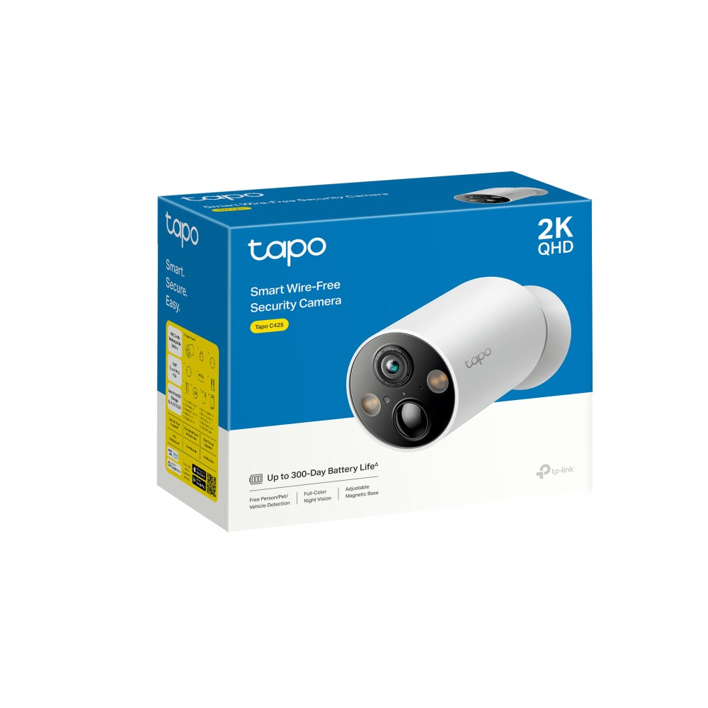 TP-Link Tapo C425 2K QHD 4MP Smart Wire-Free Security Camera