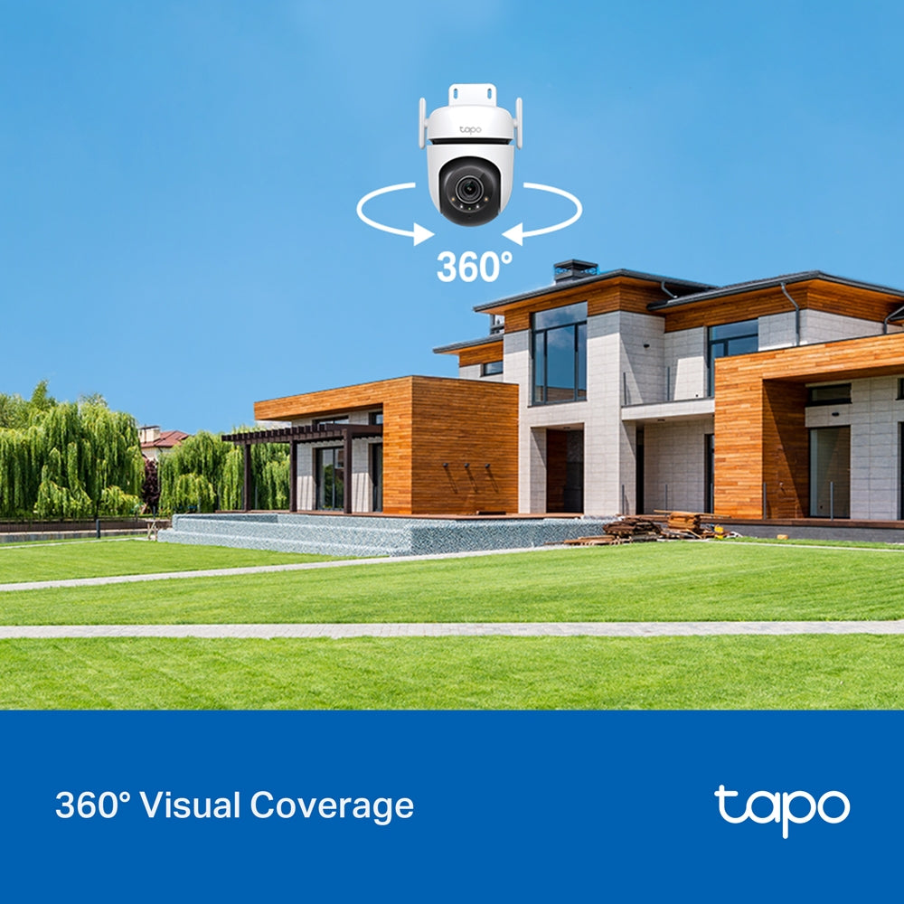 TP-Link Tapo C520WS 2K QHD Outdoor Pan/Tilt Security Wi-Fi Camera