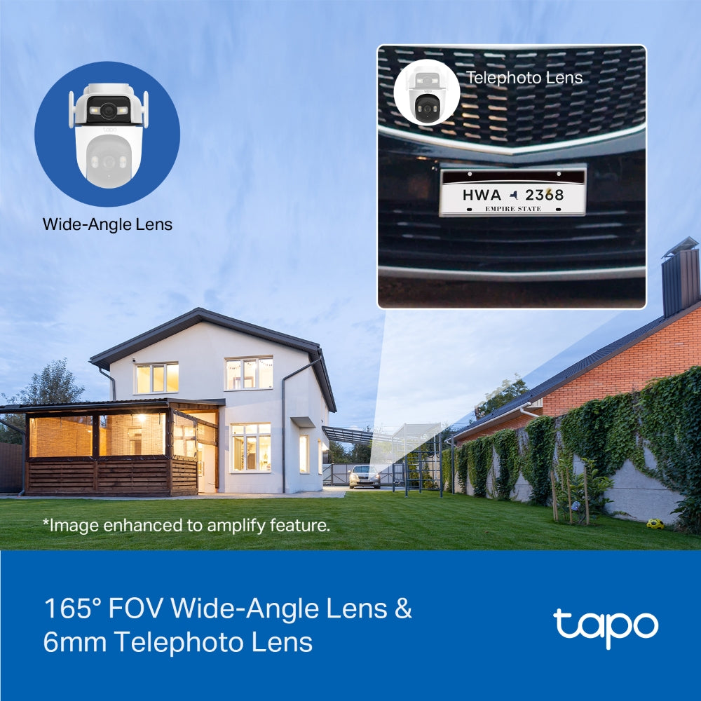 TP-Link Tapo C545D Outdoor Dual Lense Pan/tilt Security Camera