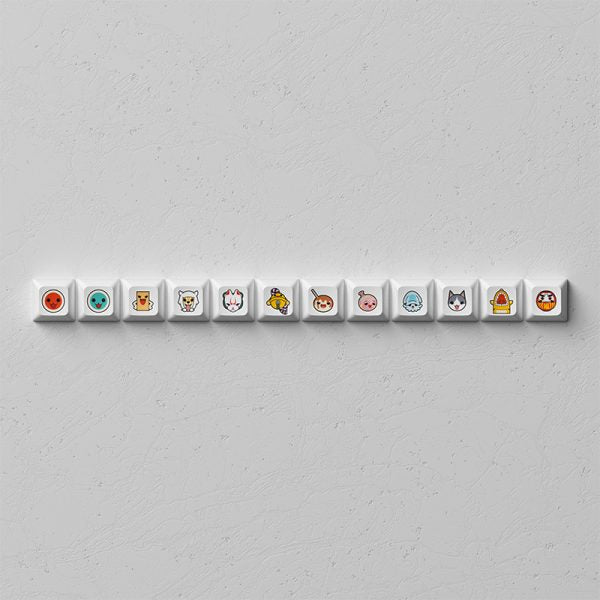 Akko Taiko No Tatsujin Keycap Set JDA Profile 137 Keys