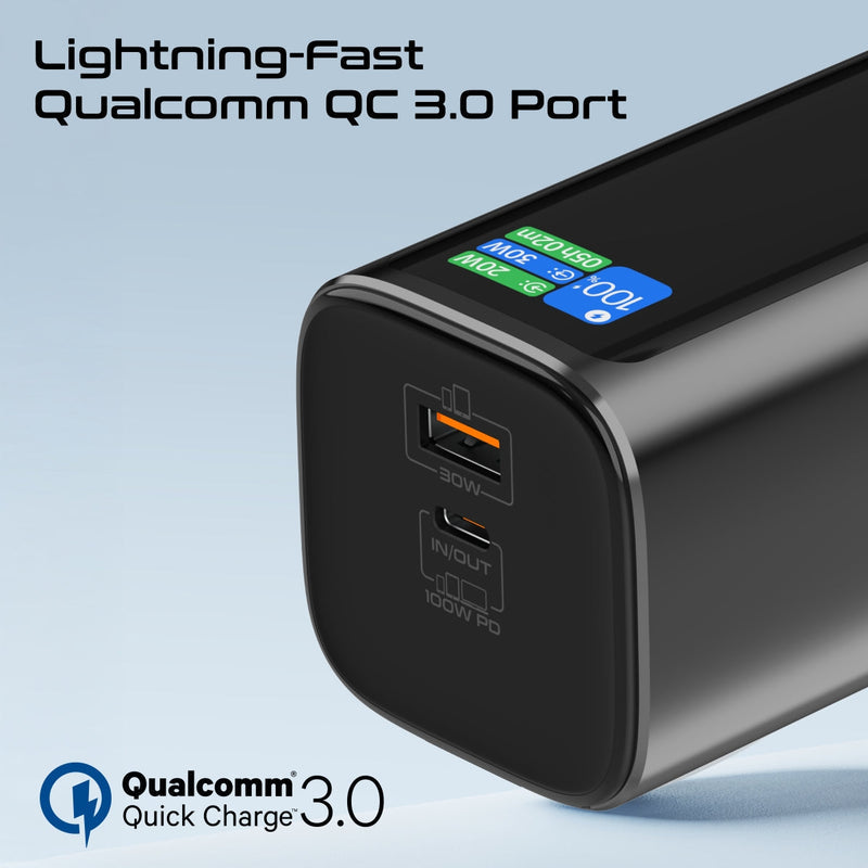 Promate Titan-130RC Ultra Compact 130W Multi-Port Power Bank | DataBlitz

