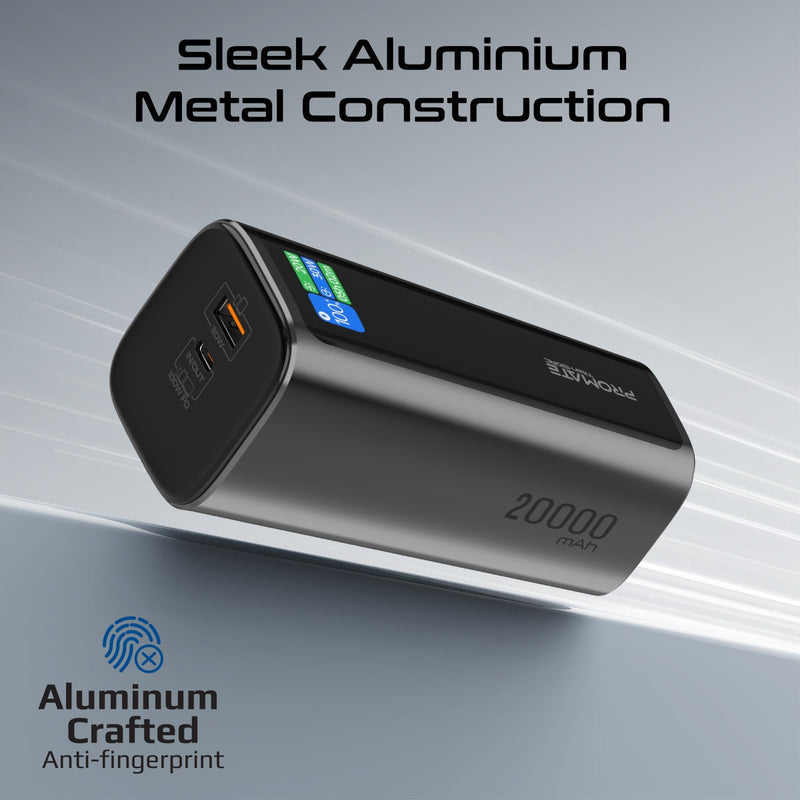 Promate Titan-130RC Ultra Compact 130W Multi-Port Power Bank | DataBlitz
