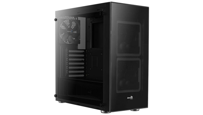 Aerocool TOR-G-BK-V1 ARGB Mid-Tower Case (Black)