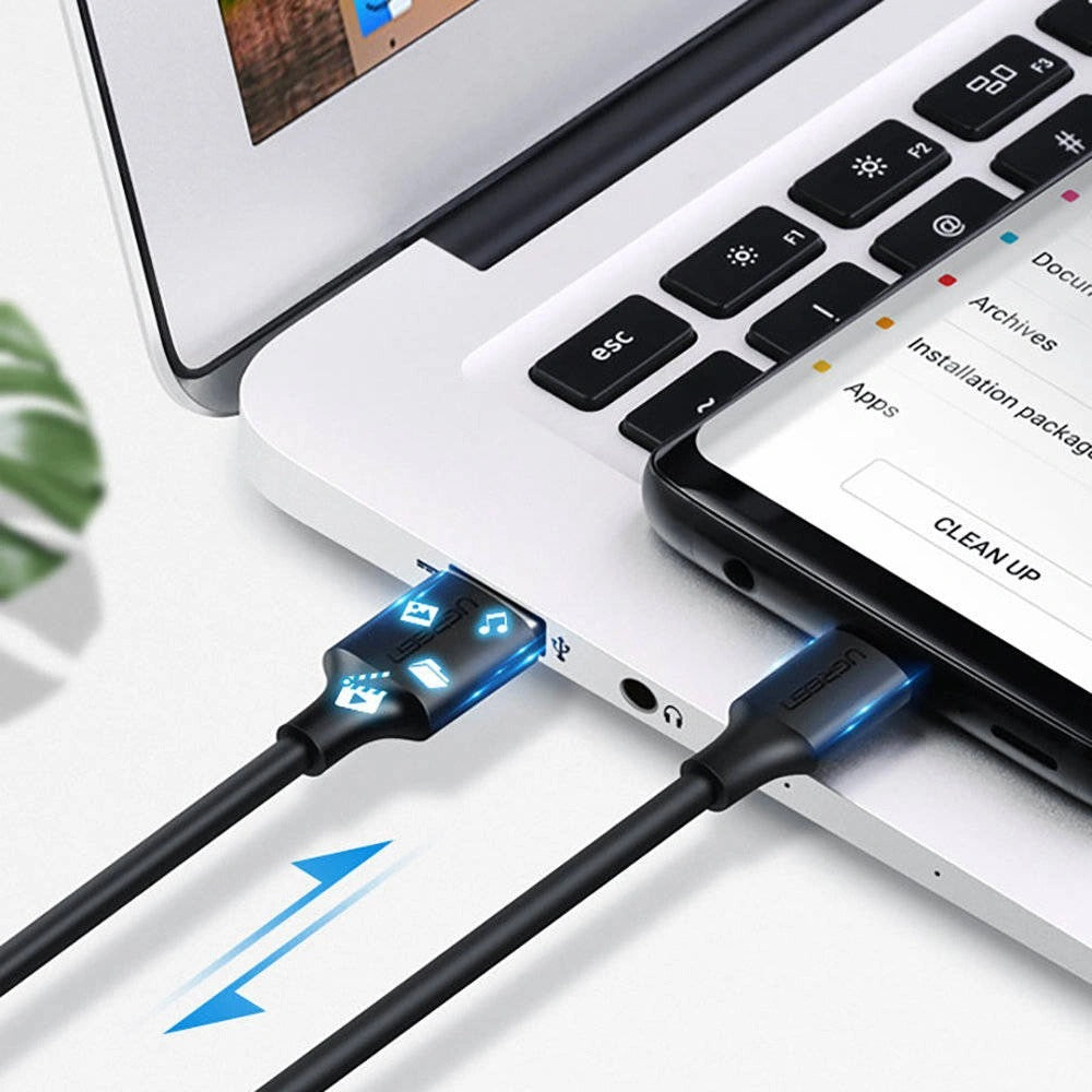 Ugreen USB-A 2.0 to USB-C Fast Charging Cable - 3m (Black) (US287/60826)