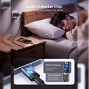 Ugreen USB-C to USB-C 5A/100W PD Fast Charging Braided Cable - (Space Gray)