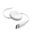 Ugreen Nexode USB-C to USB-C 100W PD Fast Charging Retractable Cable - 1m (White) (L531/95673)