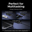 Ugreen USB-C 2-in-1 Universal 5A/140W PD Fast Charging Braided Cable - 2m (Space Gray) (L533/75733)
