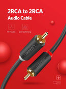 Ugreen 2 RCA Male to 2 RCA Male Audio Cable | DataBlitz