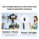 Ugreen 4-Leg Bluetooth Selfie Stick Tripod Stand 10m (Black)