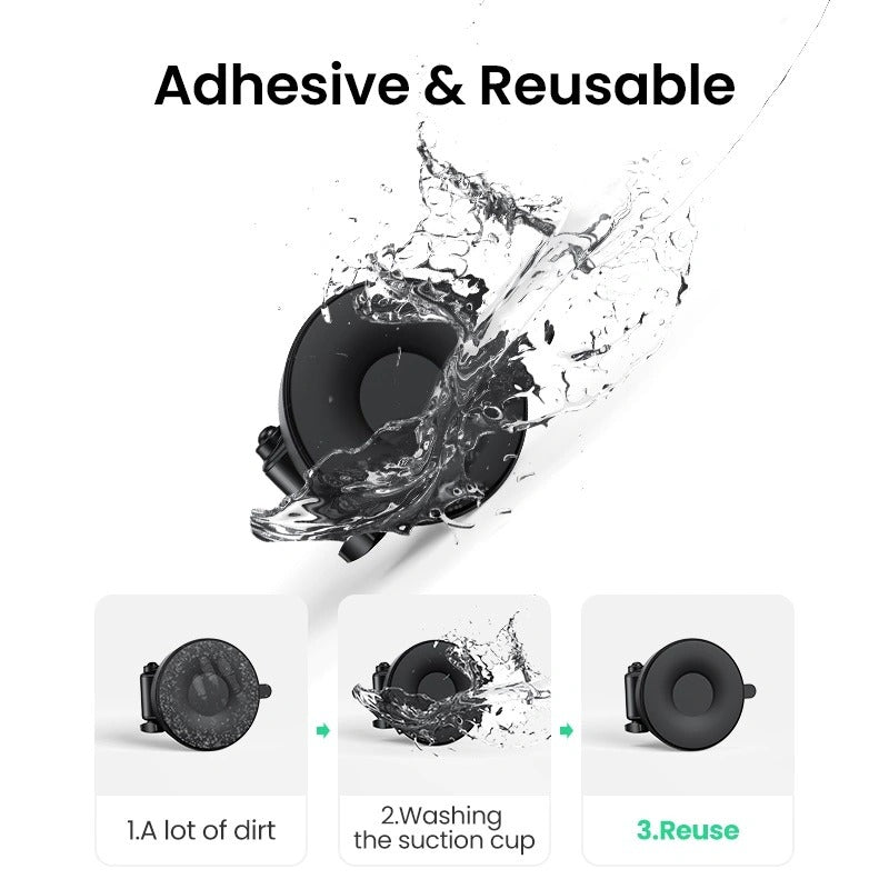 Ugreen Gravity Phone Holder with Suction Cup (Black) (LP200/60990B)