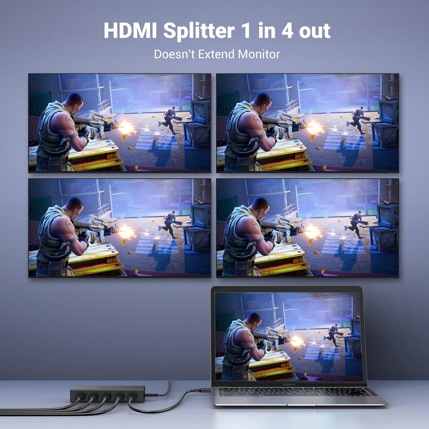 Ugreen 1 In 4 Out HDMI Splitter