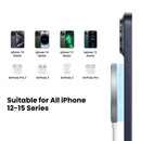 Ugreen Qi2 15W Magnetic Wireless Charger for iPhone & AirPods (Silver) (W703/35565)