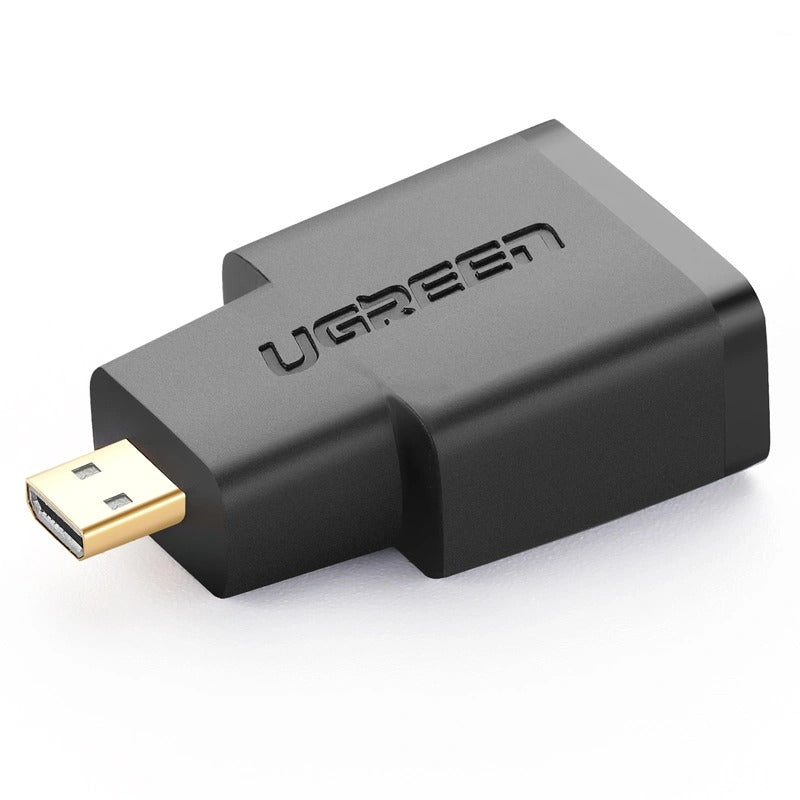 Ugreen Micro HDMI Male to HDMI Female Adapter (Black) (20106/20106)