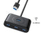 Ugreen USB 3.0 A 4 Ports Hub - 0.5m (Black) (CR113/20290)
