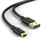 UGreen USB 2.0 A Male To Mini USB 5 Pin Male Cable - 1m (Black) (US132/10355)