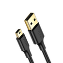 UGreen USB 2.0 A Male To Mini USB 5 Pin Male Cable - 1.5m (Black) (US132/10385)