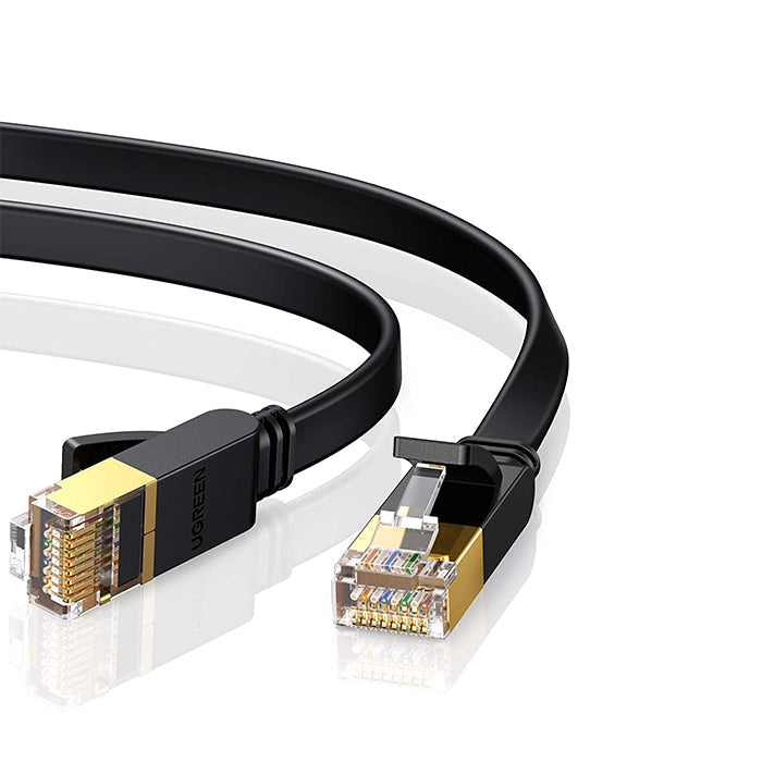 UGreen CAT7 U/FTP Flat Ethernet Cable - 3m (Black) (NW106/11262)