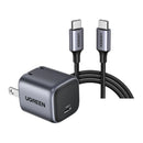 Ugreen Nexode Mini 30W USB-C PD GaN Fast Charger + Cable (CD319/25256)