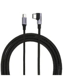 UGreen USB-C 2.0 Male To Angled USB-C 2.0 Male 3A Data Cable - 2M (Black) (US255/50125)
