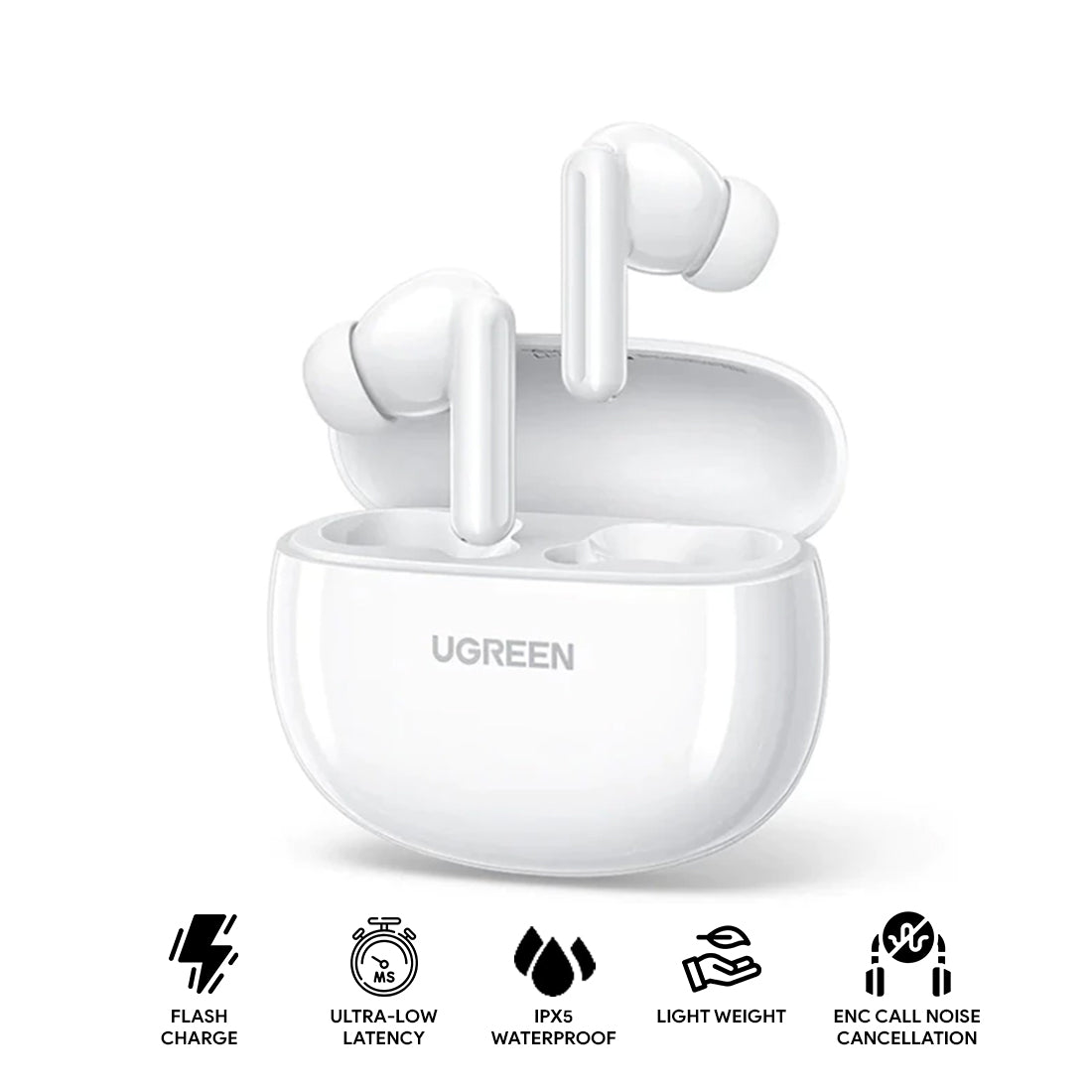 Ugreen HiTune P3 True Wireless Earbuds (White) (WS207/45110)