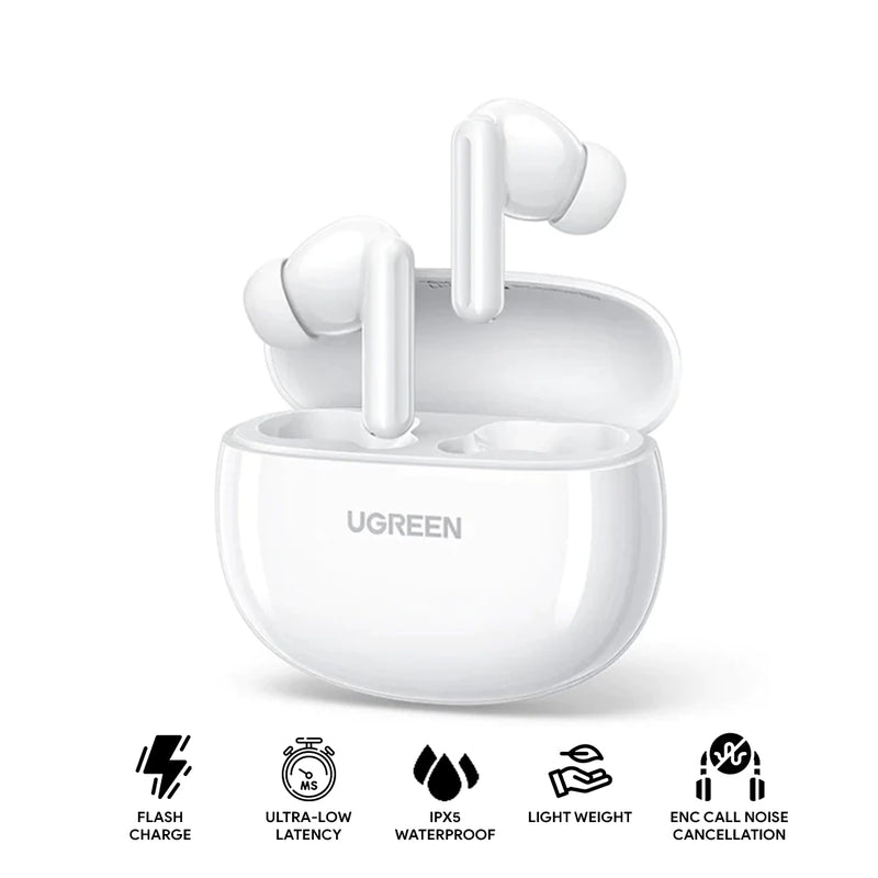 Ugreen HiTune P3 True Wireless Earbuds (White) (WS207/45110)
