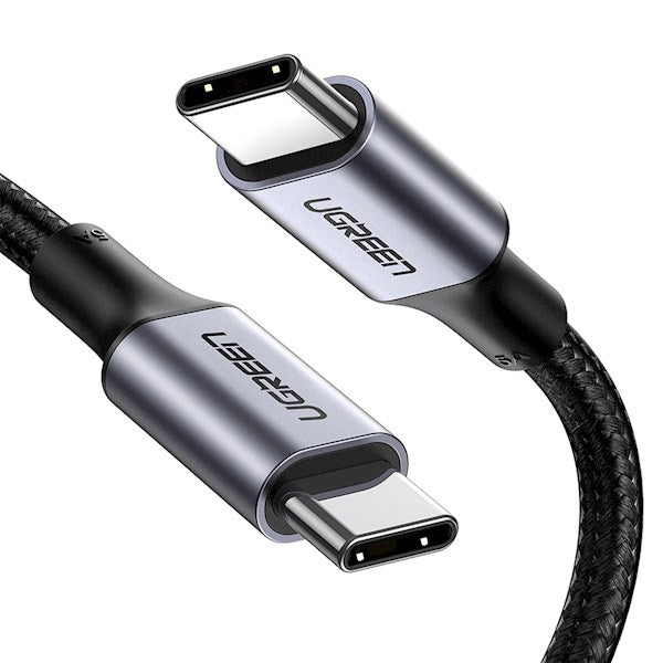 UGreen Type C 2.0 Male To Type C 2.0 Male 5A Data Cable 1.5m Space Gr
