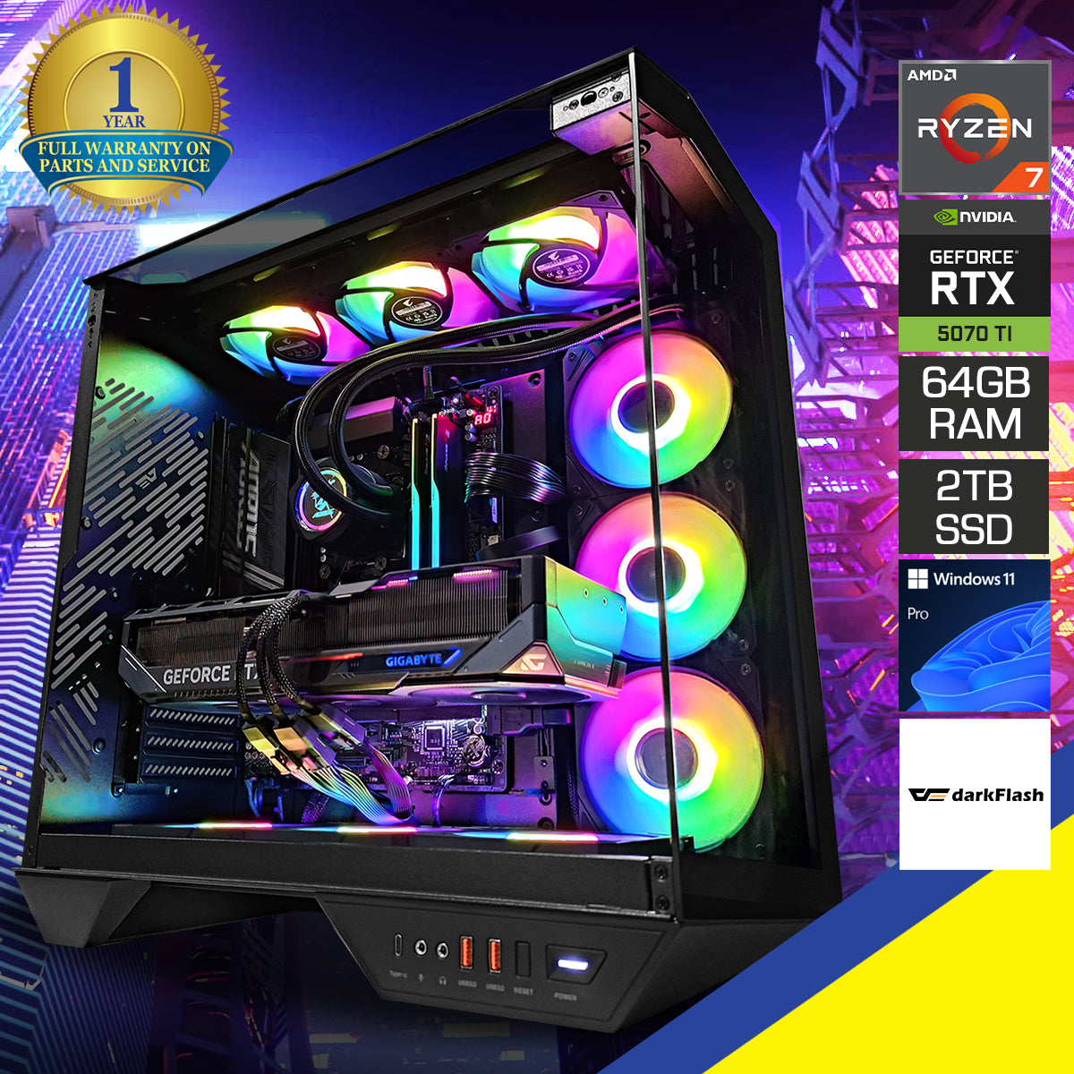 Ultra Arcee DY470 Black Desktop Gaming PC | DataBlitz