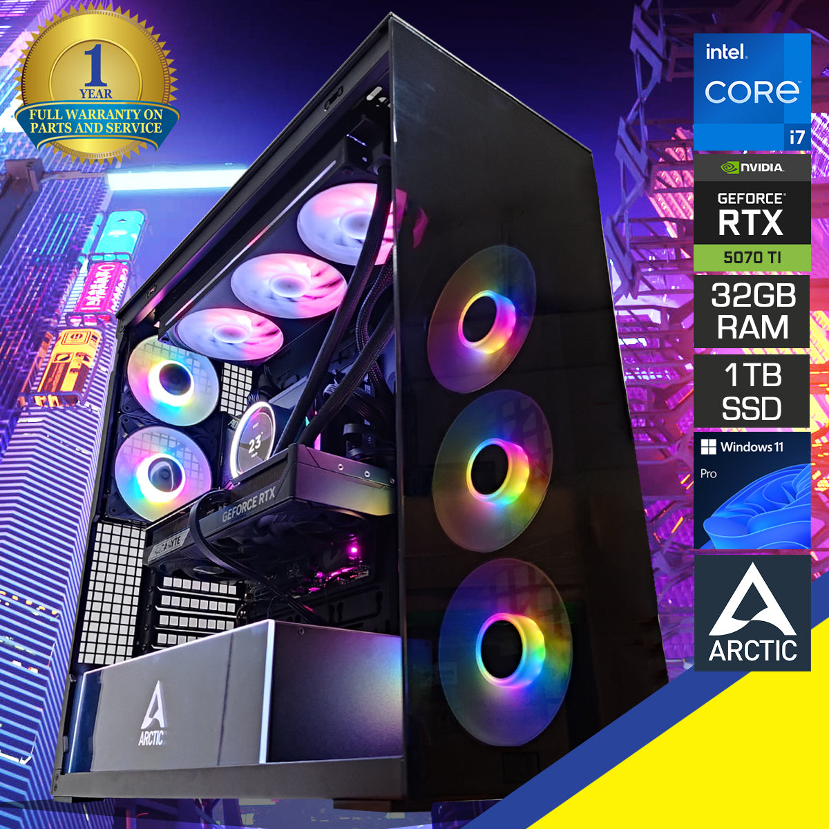 Ultra Xtender Black Desktop Gaming PC