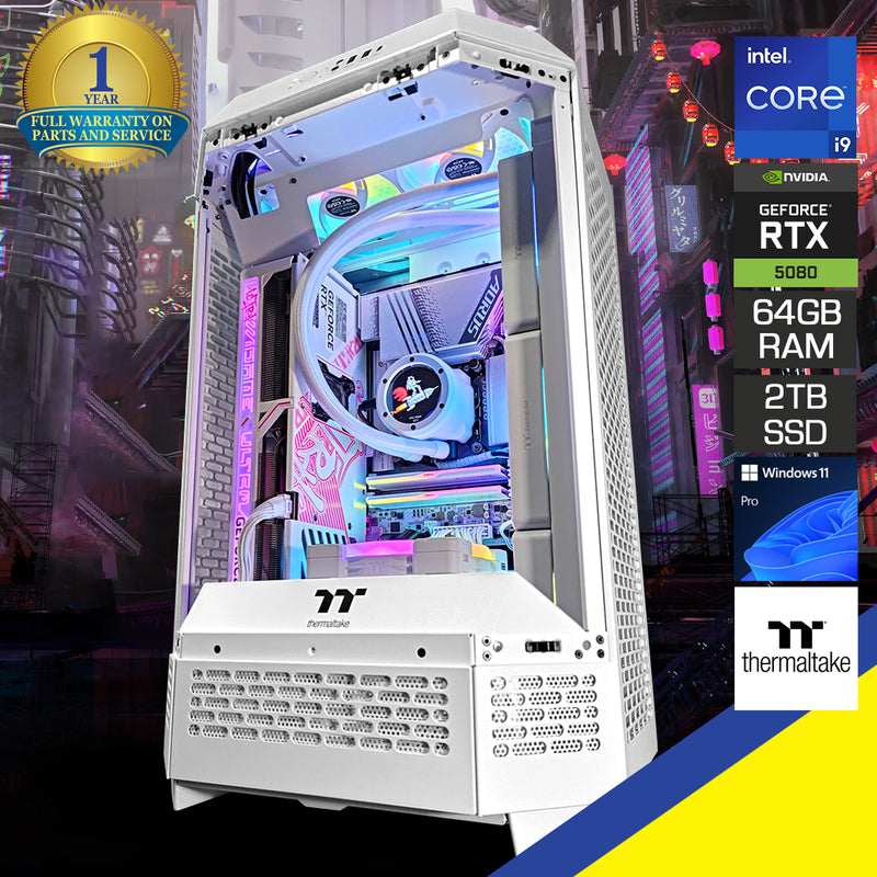 Ultra Tower 300 White Desktop Gaming PC | DataBlitz