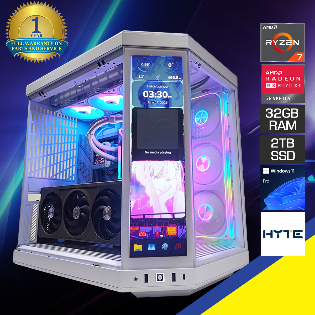 Ultra Y70 Snow White Desktop Gaming PC | DataBlitz