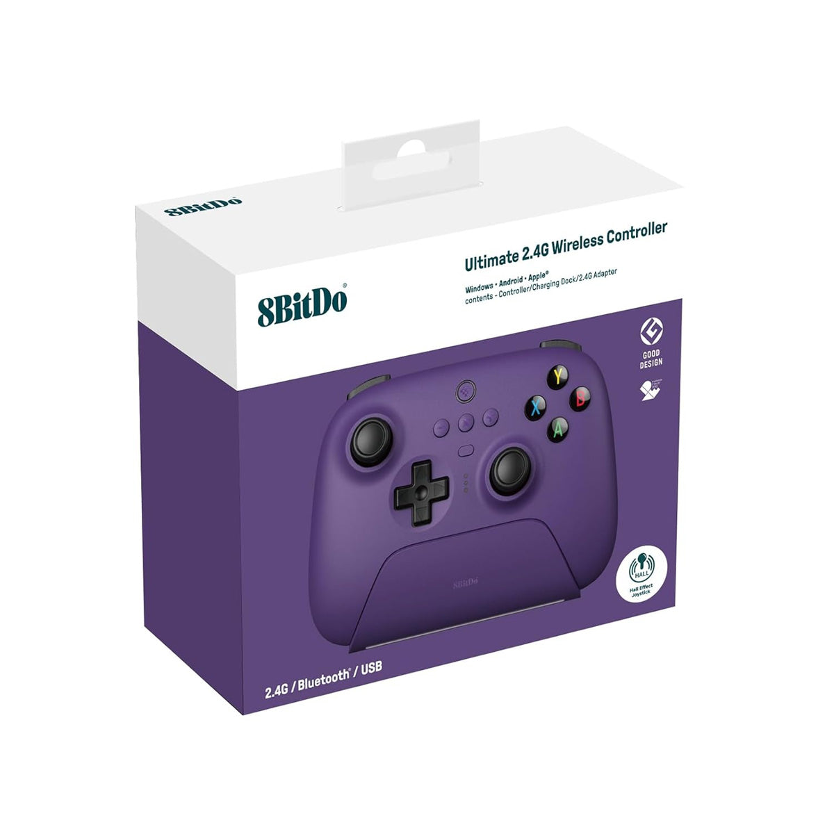 8Bitdo Ultimate Wireless 2.4G Controller Hall Ed. for Windows/ Android/ Apple