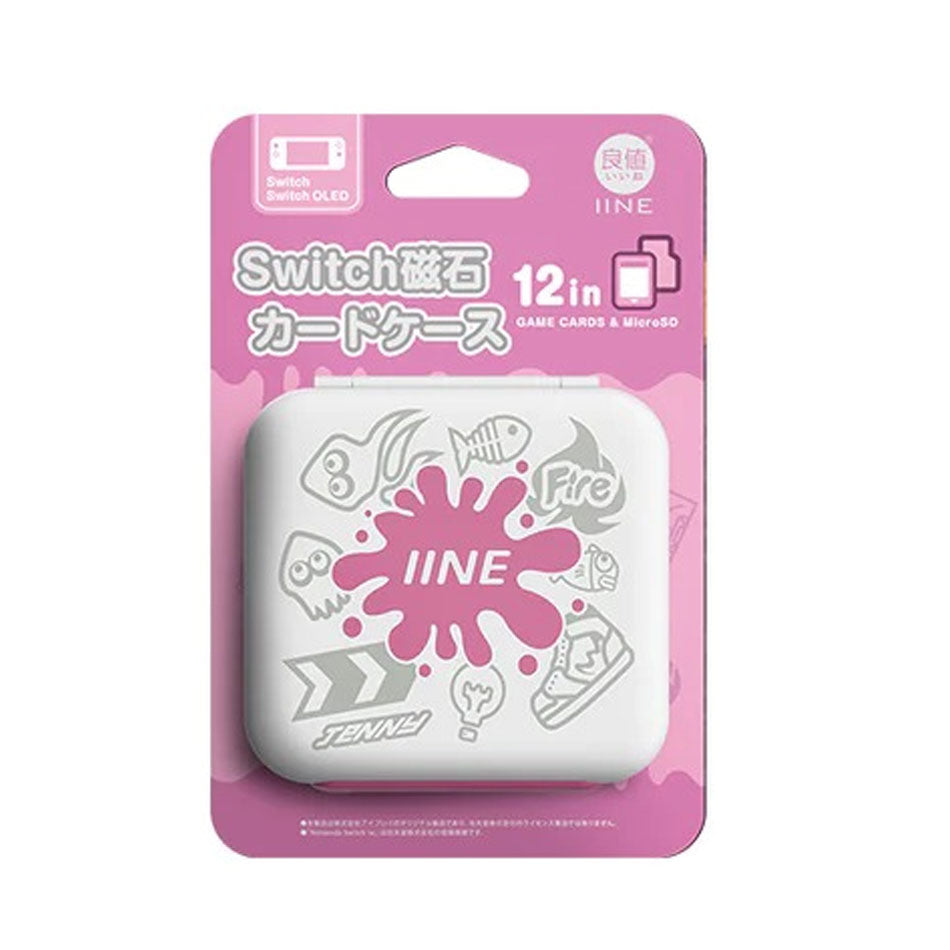 IINE NSW Game Card Case 6+6 Magnetic (White) (L714) | DataBlitz