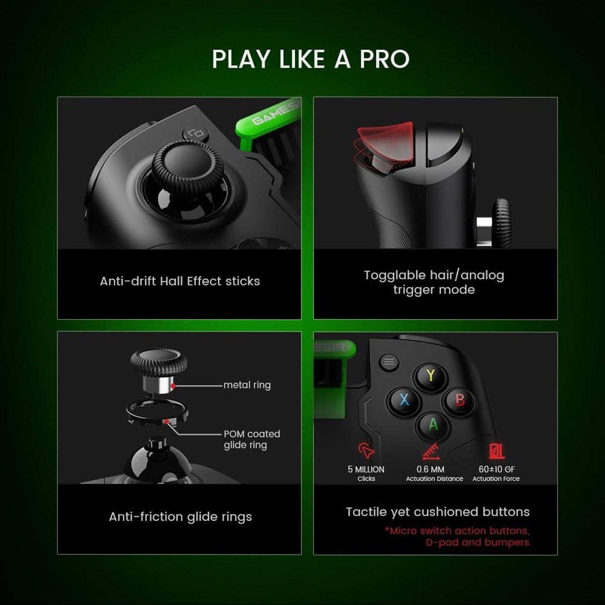 Gamesir X4 Aileron Bluetooth Cloud Gaming Controller for Android 
