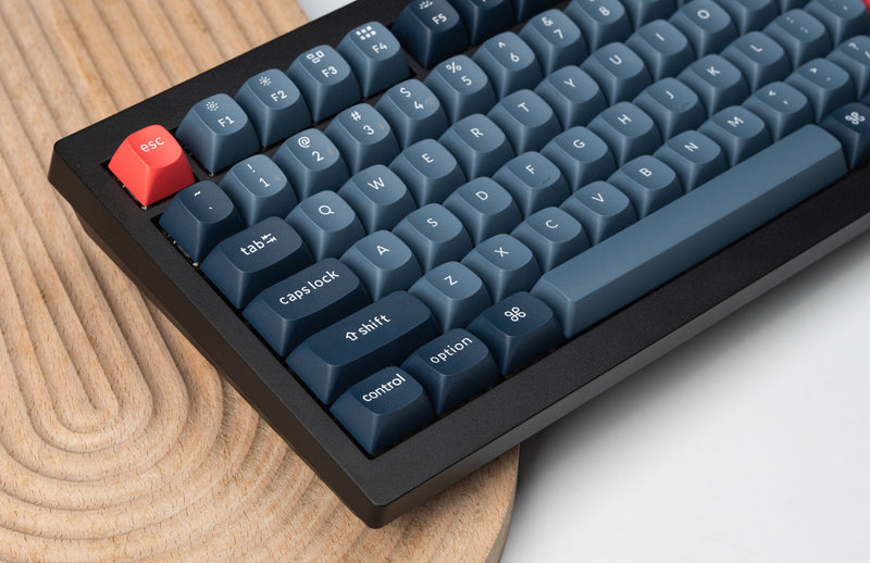 Keychron V1 Max QMK/VIA Fully-Assembled With KNOB Hot-Swappable RGB Backlight 75% Wireless Custom Mechanical Keyboard Carbon Black (Gateron Jupiter Red Switch) (V1M-D1)