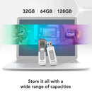 Lexar JumpDrive V100 128GB USB 3.2 Gen 1 100MB/s Read Flash Drive 