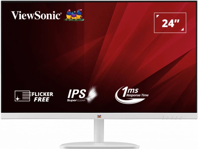 Viewsonic VA2432-H-W 24" FHD IPS 100Hz Monitor w/ Frameless Design