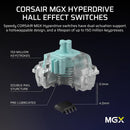 Corsair Vanguard Pro 96 Hall Effect Mechanical Gaming Keyboard with MGX Hyperdrive Magnetic Switches