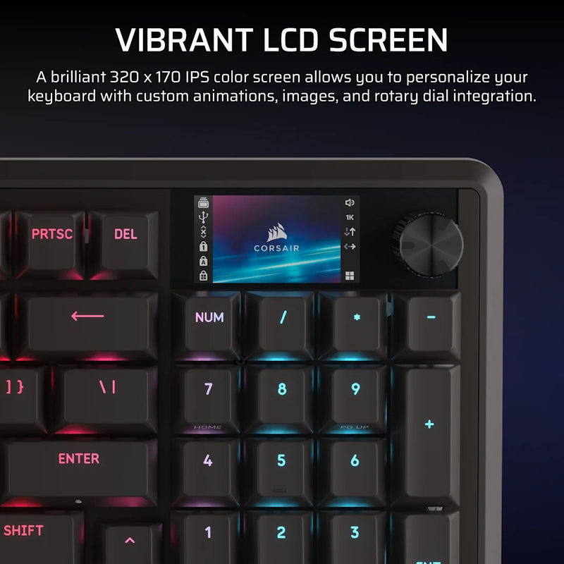 Corsair Vanguard Pro 96 Hall Effect Mechanical Gaming Keyboard with MGX Hyperdrive Magnetic Switches