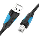 Vention USB 2.0 Type-A Male to Type-B Male Printer Cable - (1.5M, 3M, 5M) (VAS-A16-B150, VAS-A16-B300, VAS-A16-B500)
