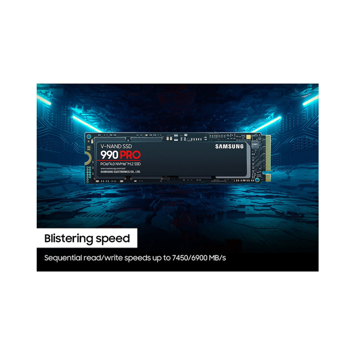 Samsung 990 Pro 2TB PCIE 4.0 NVME M.2 SSD (MZ-V9P2T0BW)