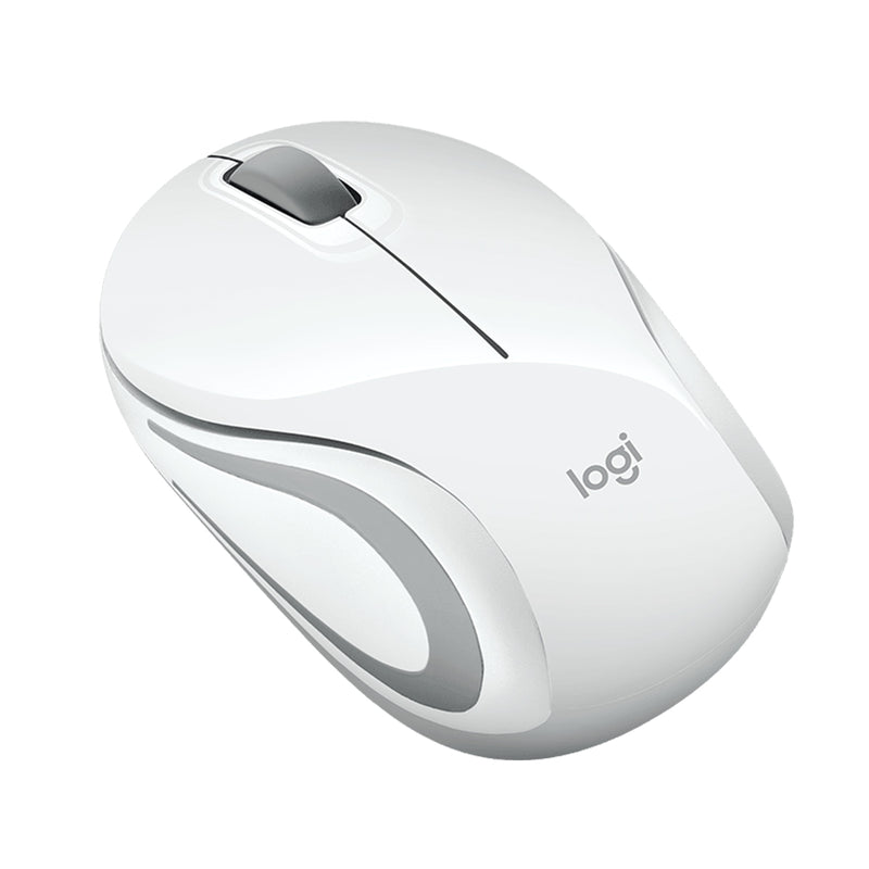 Logitech M187 Wireless Ultra Portable Mouse (White) - DataBlitz